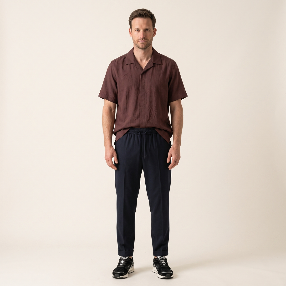 OAS Mystea Rocco Overhemd Blauw/Off White