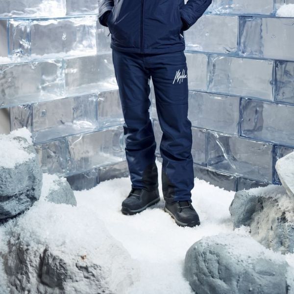 Malelions Ski Polar Broek Navy