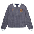 Don't Waste Culture Alethea Longsleeve Polo Navy