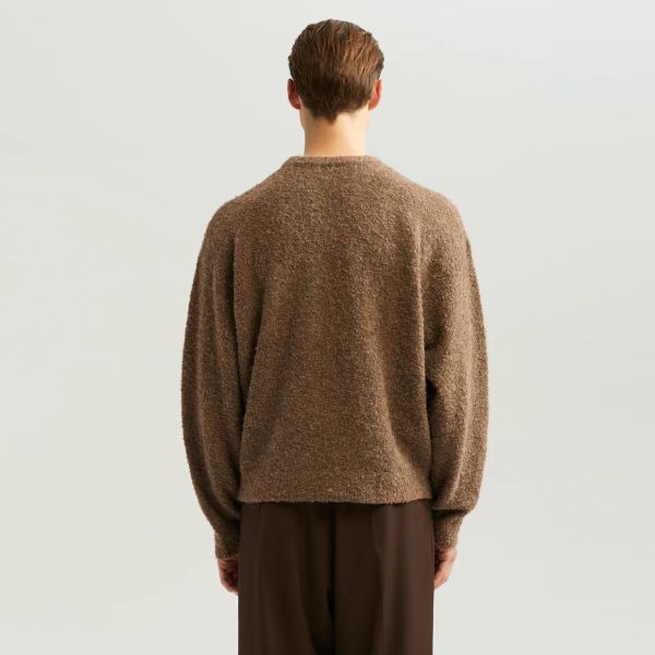 ANGE Projects Boucle Knit Sweater Bruin