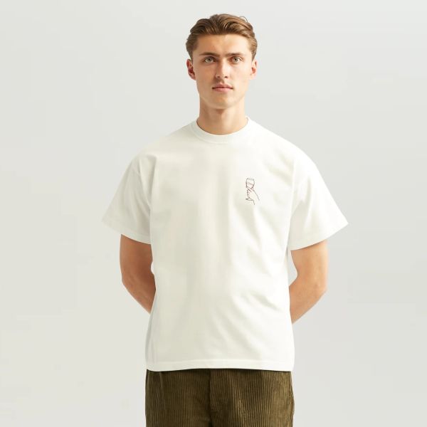 ANGE Projects Enjoy More T-shirt Wit