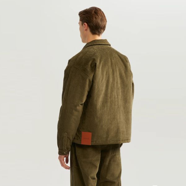 ANGE Projects Padded Corduroy Jack Groen