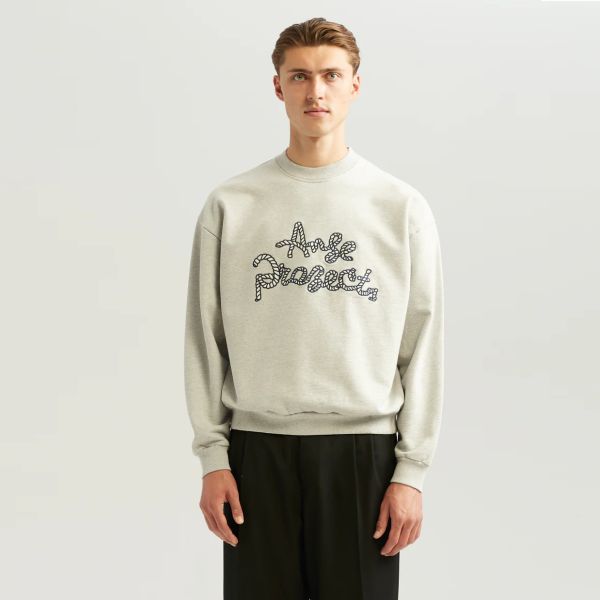 ANGE Projects Rope Sweater Grijs