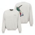 ANGE Projects Wine Drive Sweater Grijs
