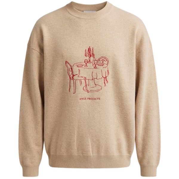Ange Projects Bistro Knit Sweater Beige
