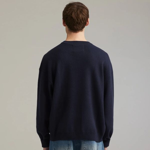 Ange Projects Bistro Knit Sweater Navy