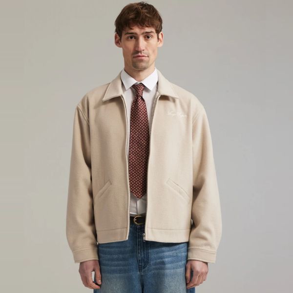 Ange Projects Boiled Wool Jack Beige