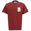 Ange Projects Day Window Patch T-shirt Bordeaux