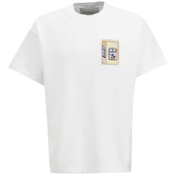 Ange Projects Day Window Patch T-shirt Wit