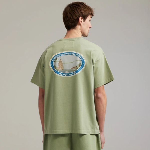 Ange Projects Summer Poem T-shirt Groen