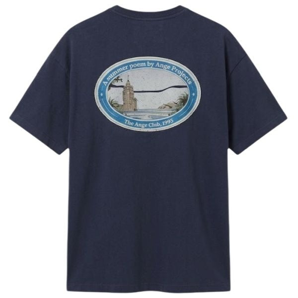 Ange Projects Summer Poem T-shirt Navy