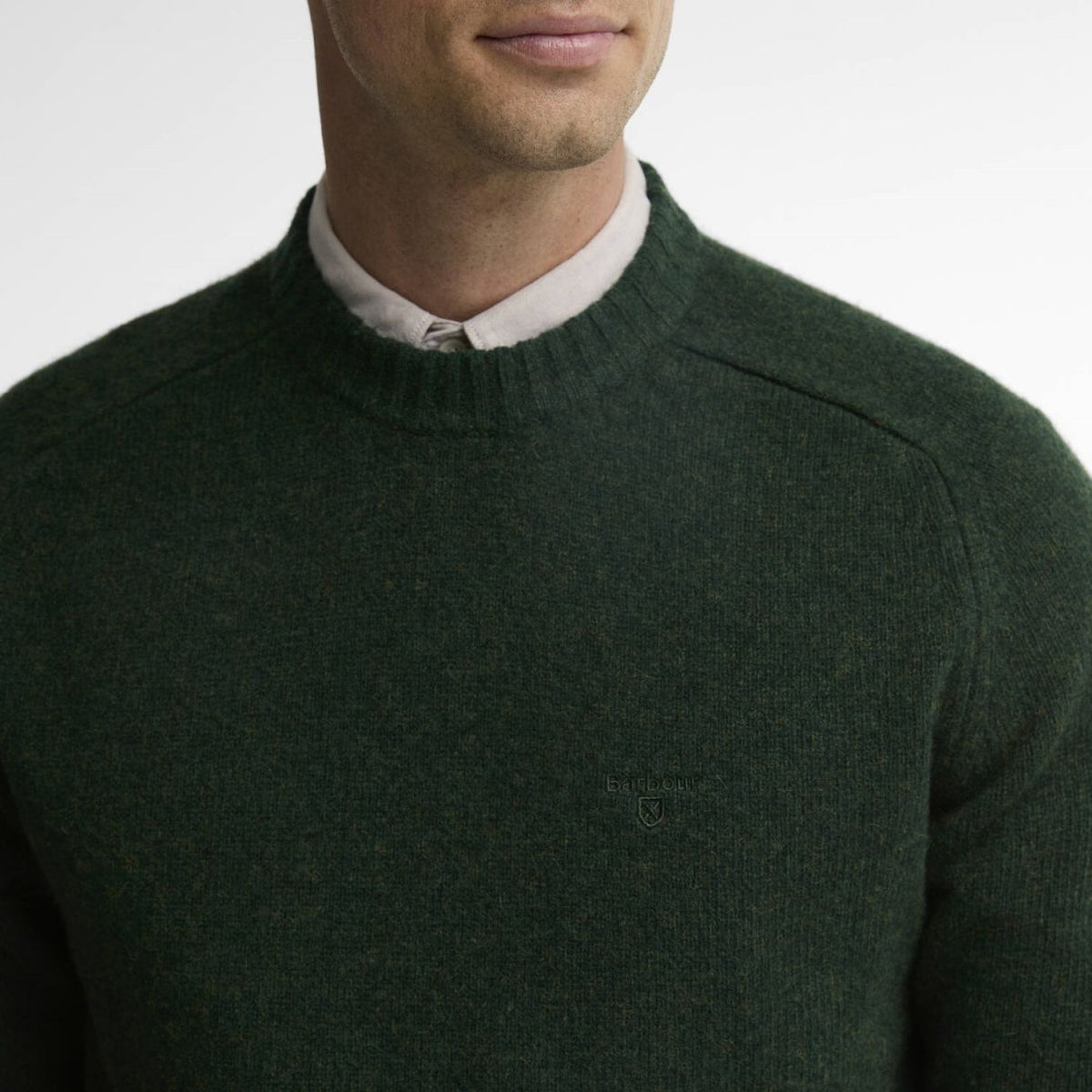 Barbour Newtown Sweater Donker Groen