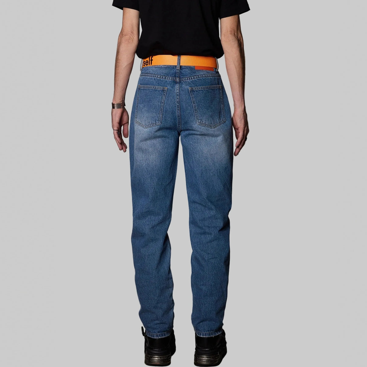 BeWider Straight Jeans Blauw