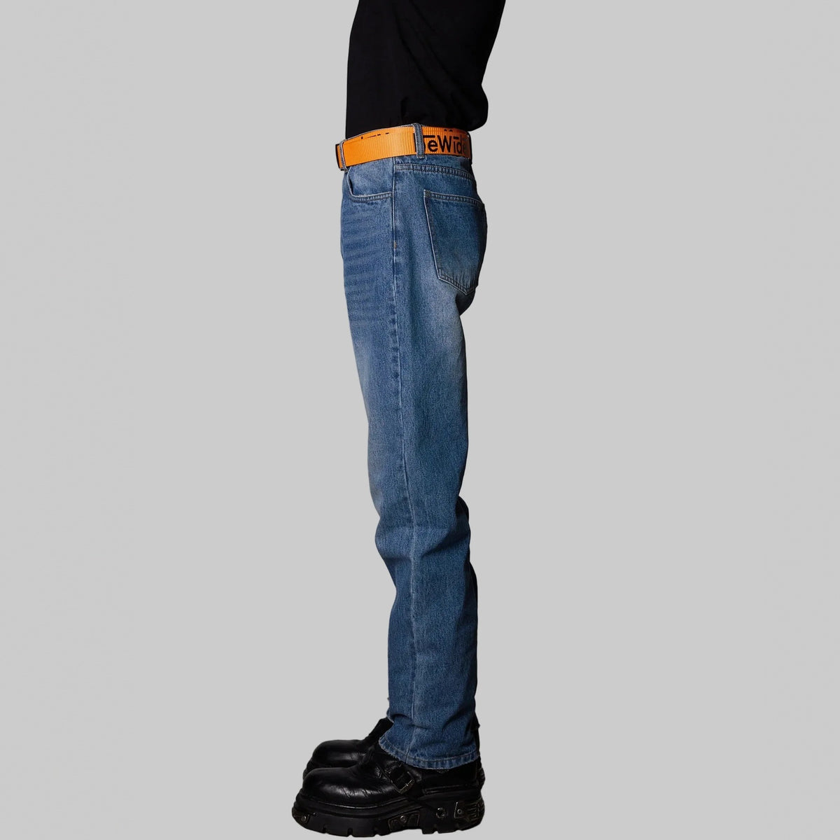 BeWider Straight Jeans Blauw