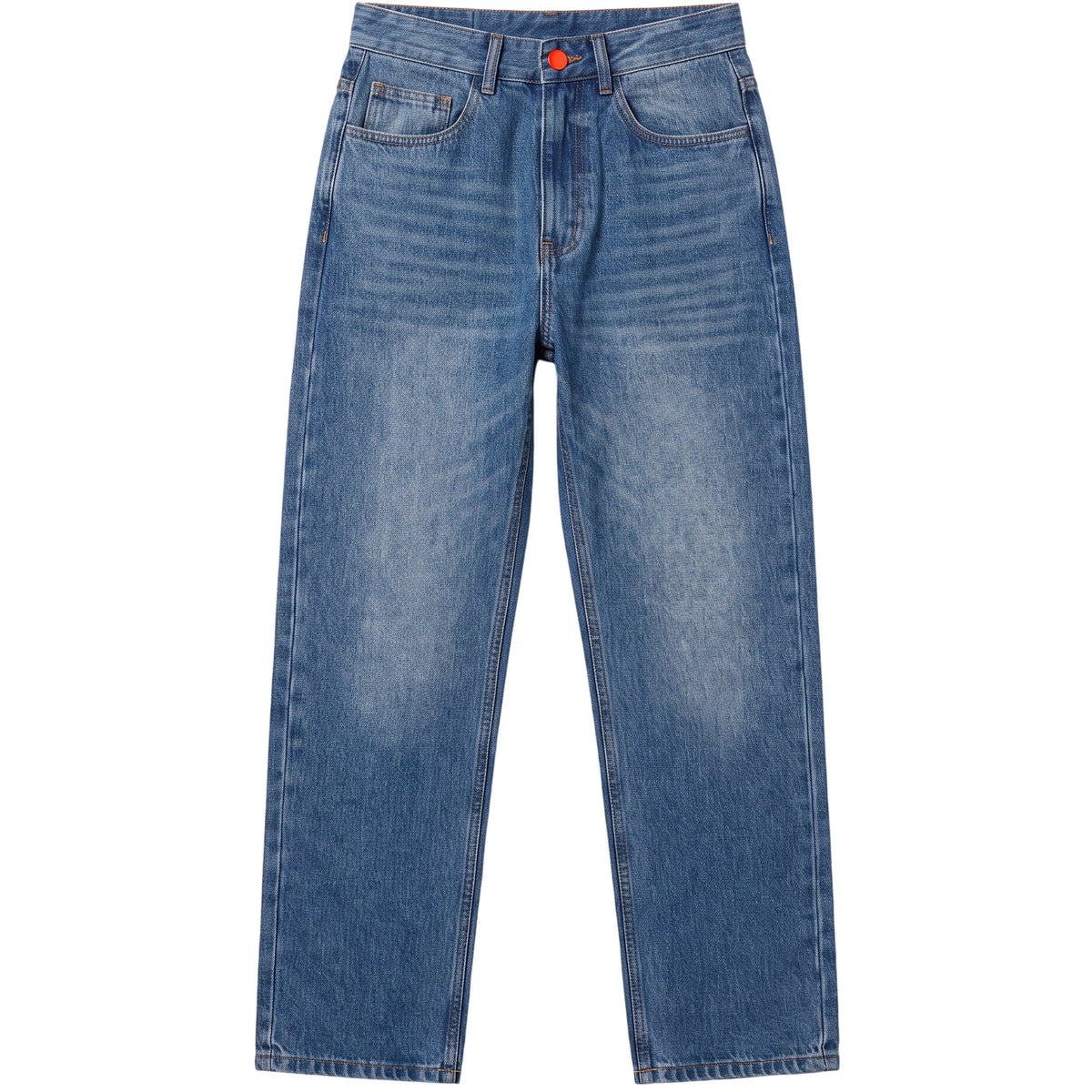 BeWider Straight Jeans Blauw