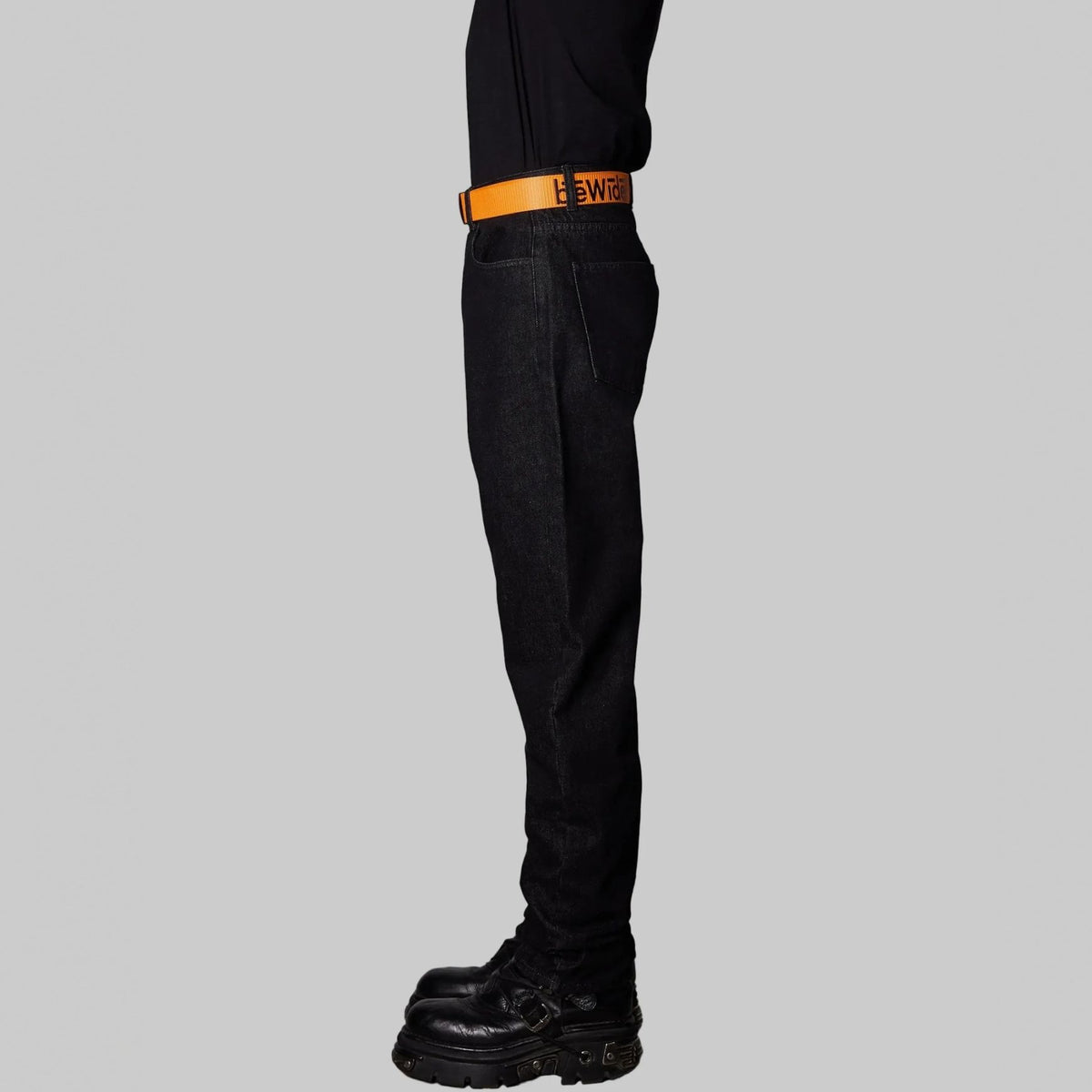 BeWider Straight Jeans Zwart