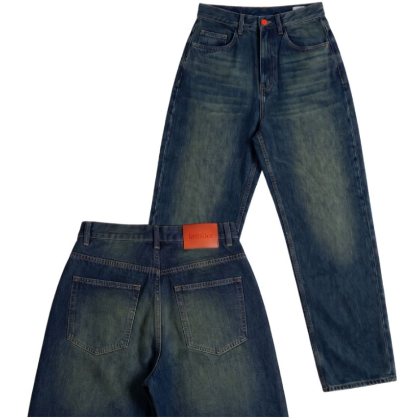 BeWider Super Loose Jeans Blauw