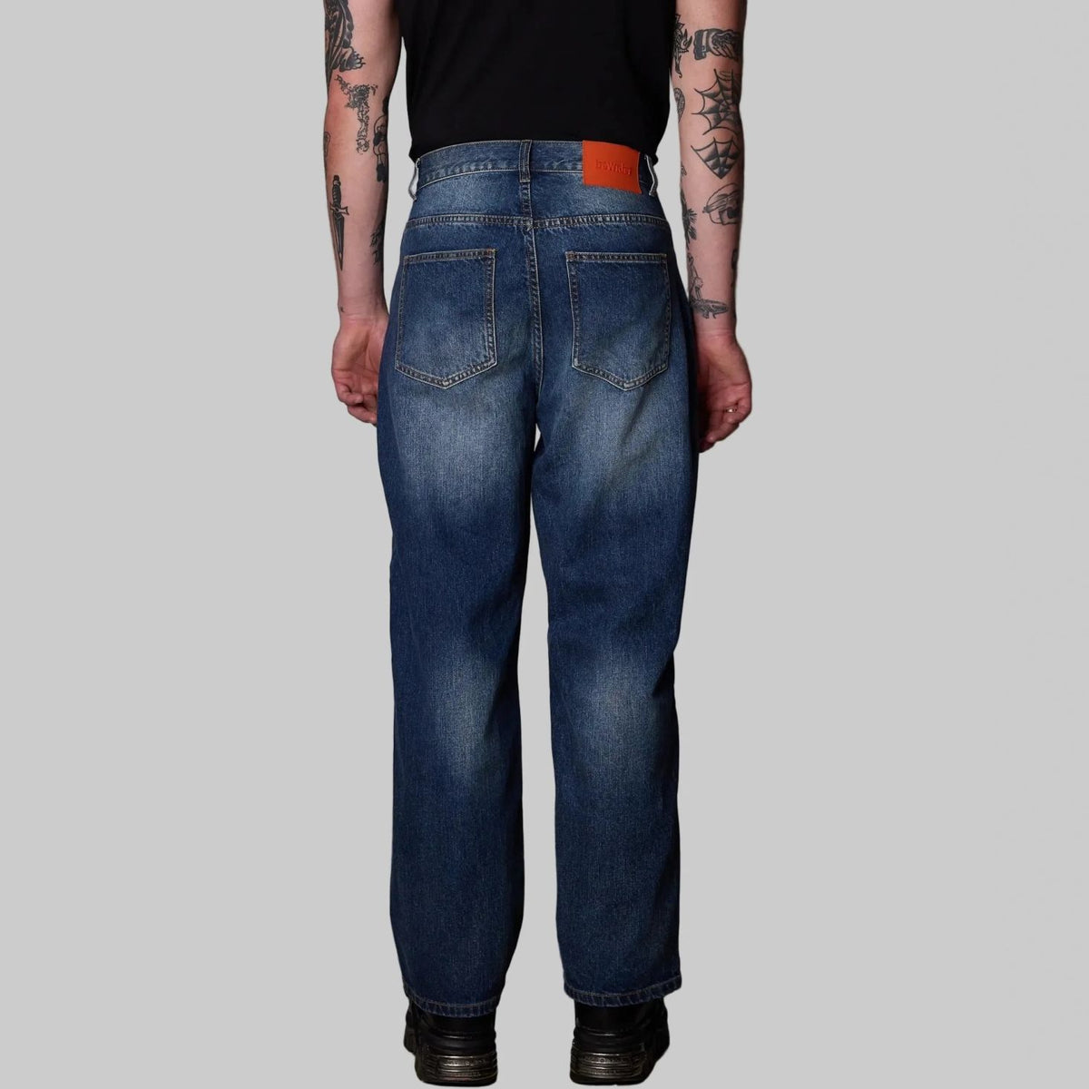 BeWider Super Loose Jeans Blauw