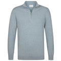 Profuomo Luxury Half Zip Sweater Blauw