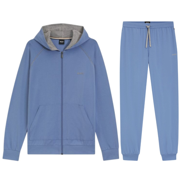 Boss Mix & Match Trainingspak Licht Blauw