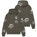 Croyez Flower Hoodie Donker Groen