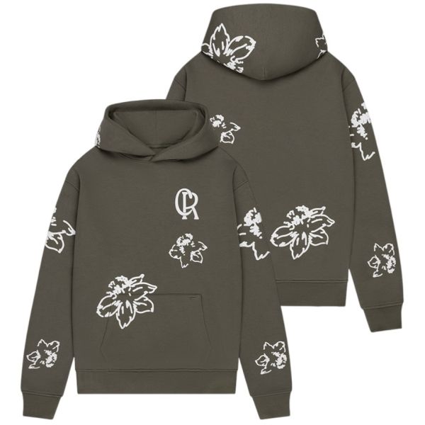 Croyez Flower Hoodie Donker Groen