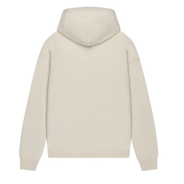 CROYEZ FLUFFY ESSENCE KNIT ZIP-HOODIE | CREAM
