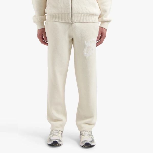 CROYEZ FLUFFY ESSENCE KNIT SWEATPANTS | CREAM