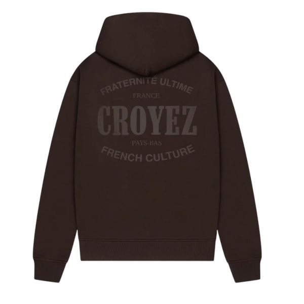 : Croyez Stamp Hoodie Bruin