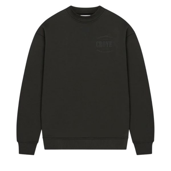 Croyez Stamp Sweater Donker Groen
