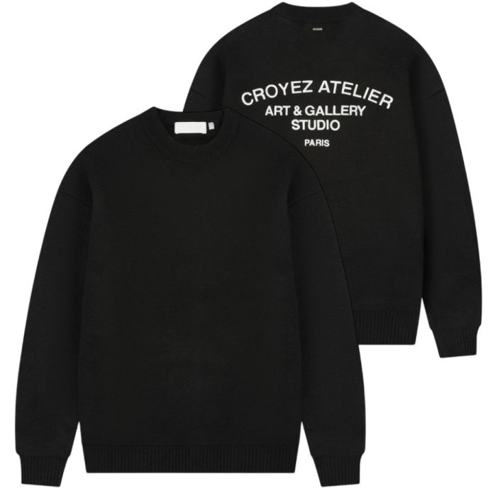 Croyez Art Studio Knit Sweater Zwart