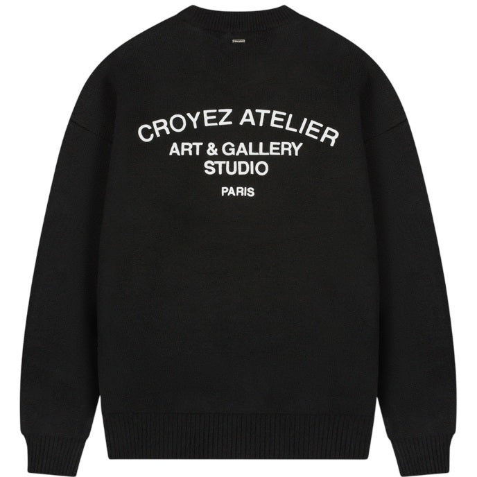 Croyez Art Studio Knit Sweater Zwart