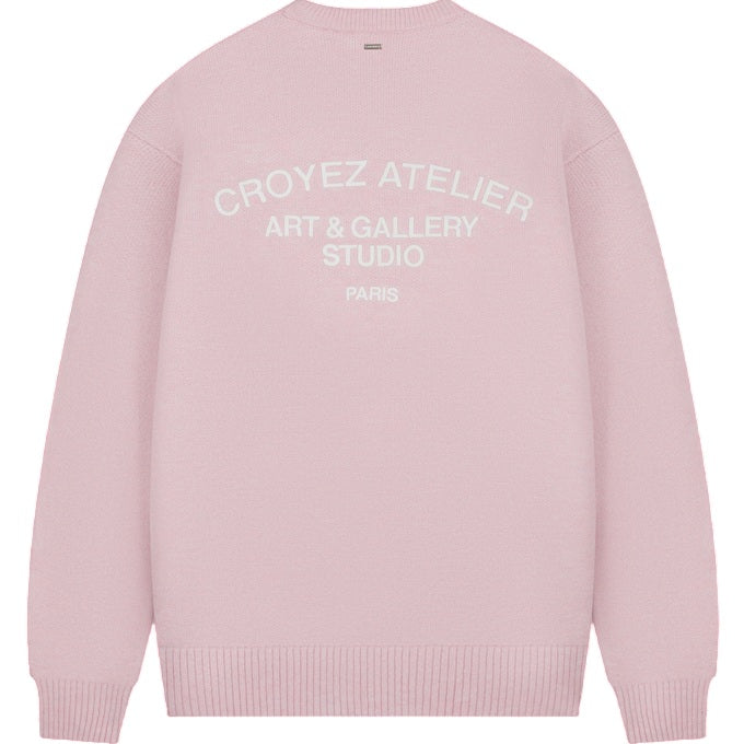 Croyez Art Studio Knit Sweater Roze