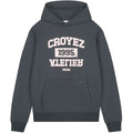 Croyez Heavyweight College Hoodie Antraciet