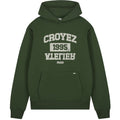 Croyez Heavyweight College Hoodie Donker groen