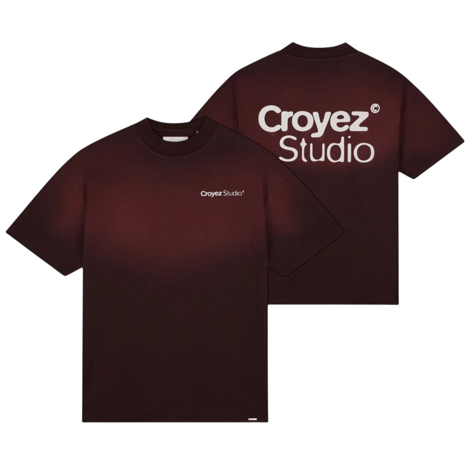 Croyez Studio Faded T-shirt Rood