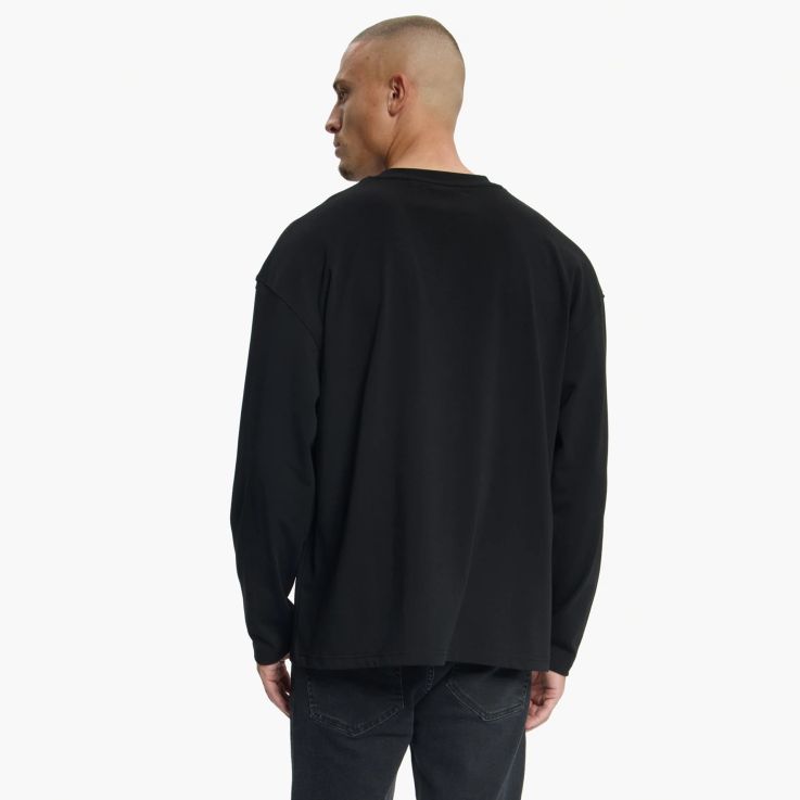 Croyez Patch Longsleeve T-shirt Zwart