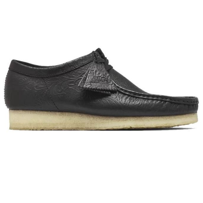 Clarks Wallabee Mocassin Zwart