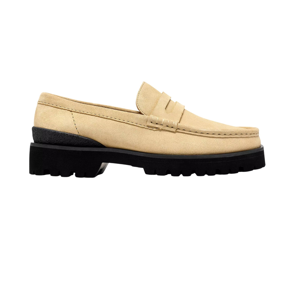 Clarks Yukoner Penny Loafers Beige