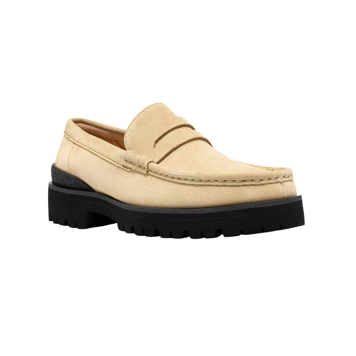 Clarks Yukoner Penny Loafers Beige