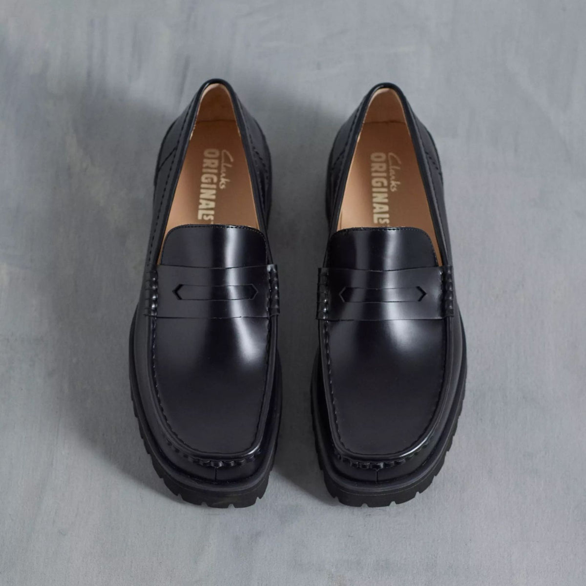 Clarks Yukoner Penny Loafers Zwart