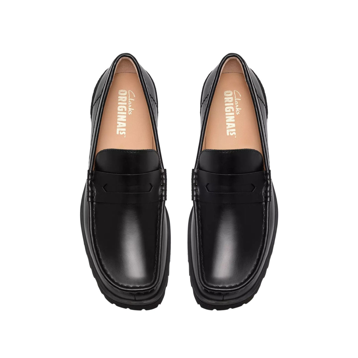 Clarks Yukoner Penny Loafers Zwart