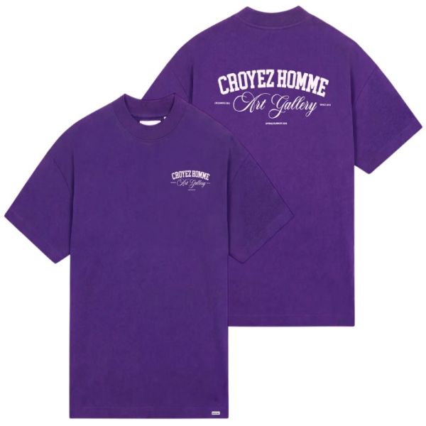 Croyez Art Gallery T-shirt Paars