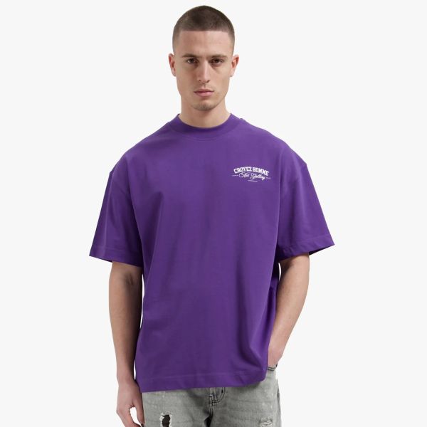 Croyez Art Gallery T-shirt Paars