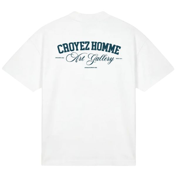 Croyez Art Gallery T-shirt Wit
