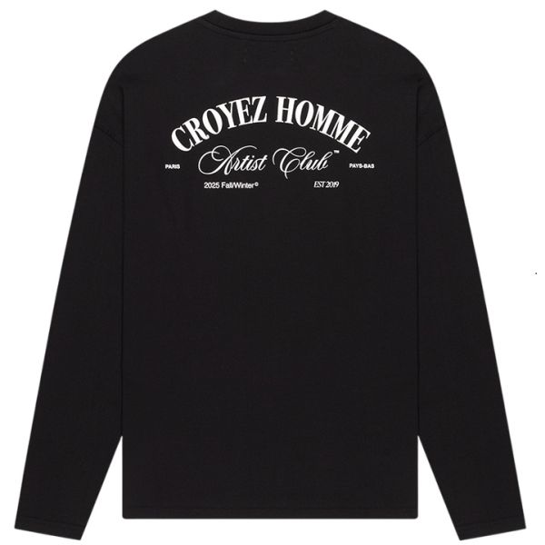 Croyez Artist Club Longsleeve T-shirt Donker groen