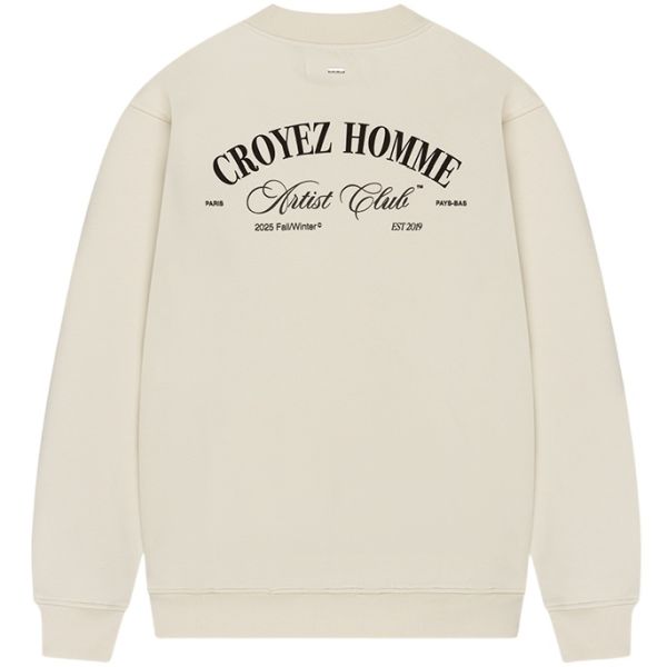 Croyez Artist club sweater Beige