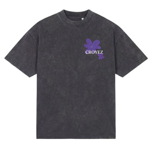 Croyez Botanique T-shirt Antraciet