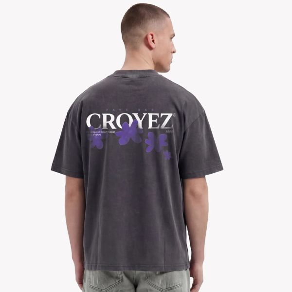 Croyez Botanique T-shirt Antraciet