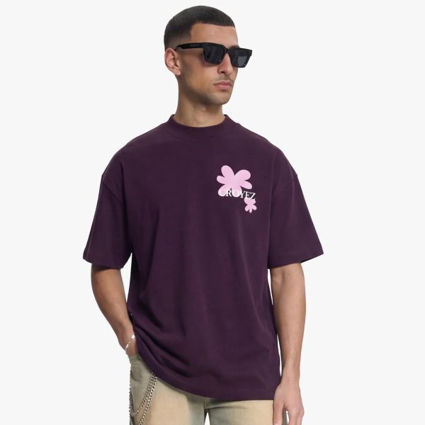 Croyez Botanique T-shirt Bordeaux